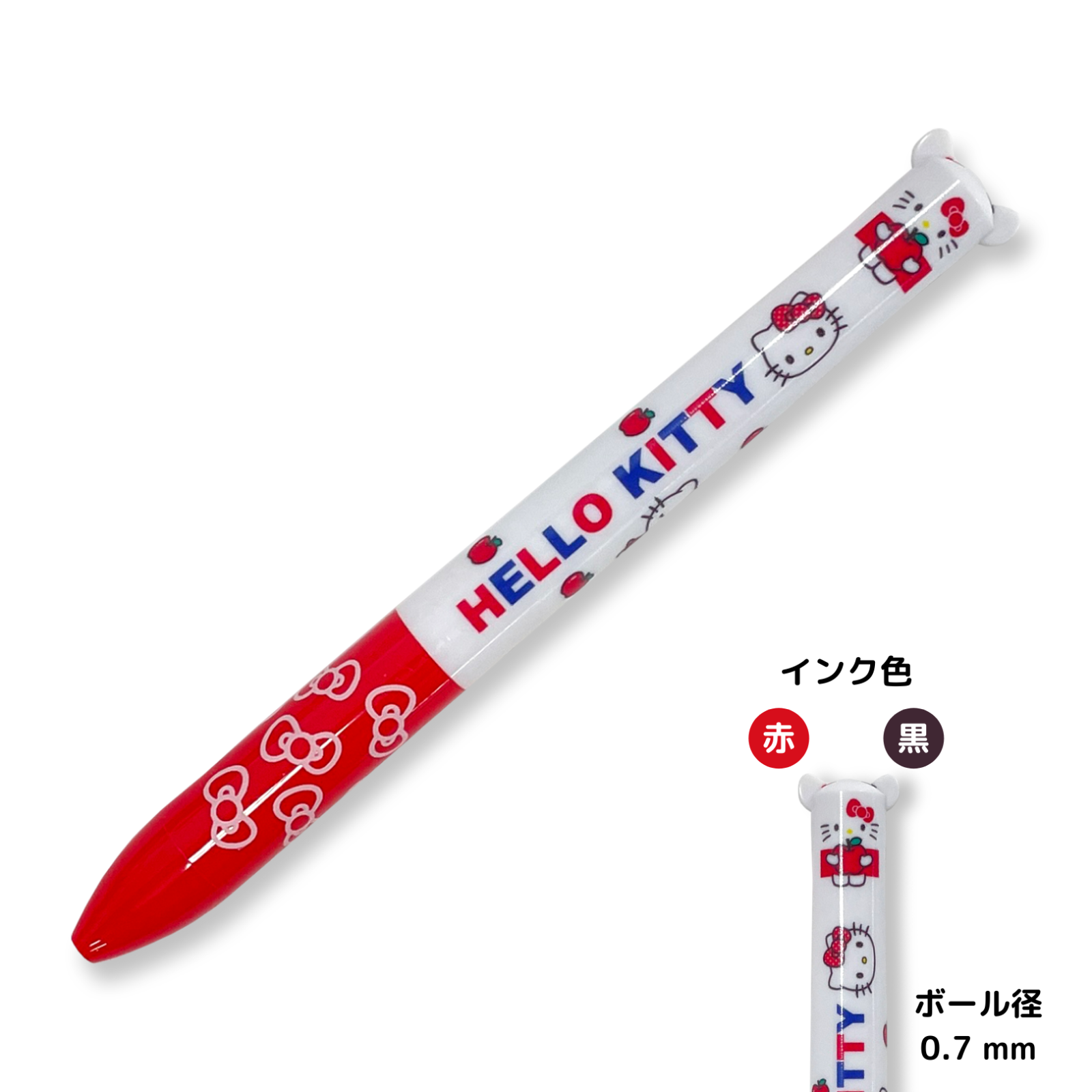ハローキティ ミミ2色ボールペン/あすなろ舎WEB SHOP ハローキティ ミミ2色ボールペン/あすなろ舎WEB SHOP