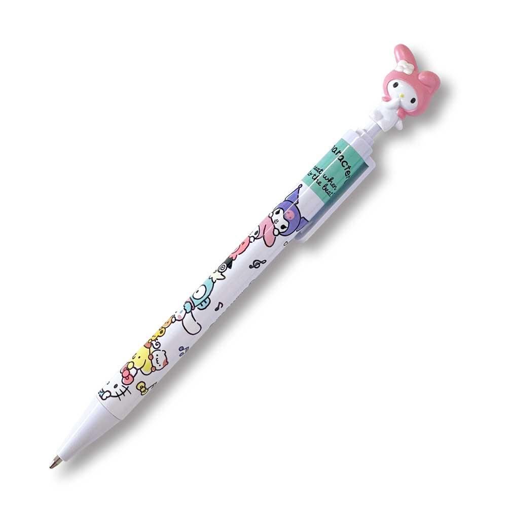 サンリオ　マイメロディ　レトロ　マスコット　ボールペン　希少　コレクション マイメロディ キャラクター ボールペン マスコット付き4色