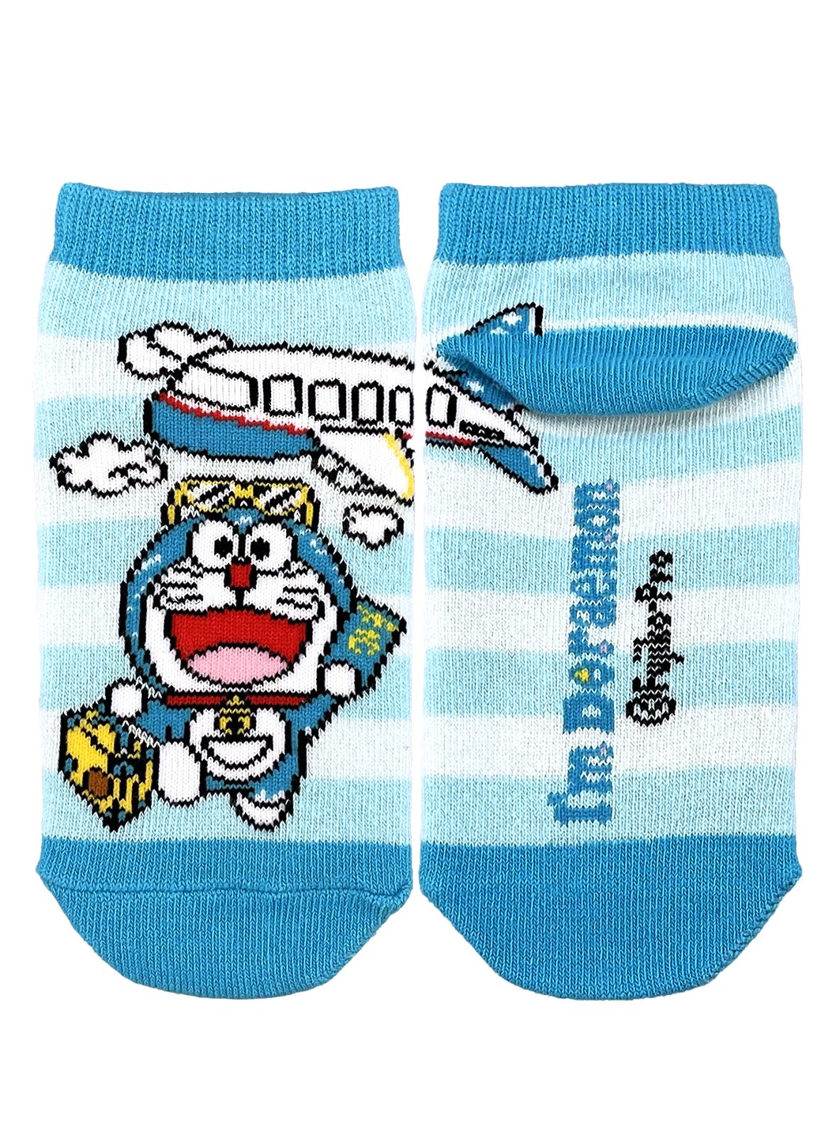 I'mDORAEMON 飛行機 キッズ靴下・ブルー<img class='new_mark_img2' src='https://img.shop-pro.jp/img/new/icons15.gif' style='border:none;display:inline;margin:0px;padding:0px;width:auto;' />