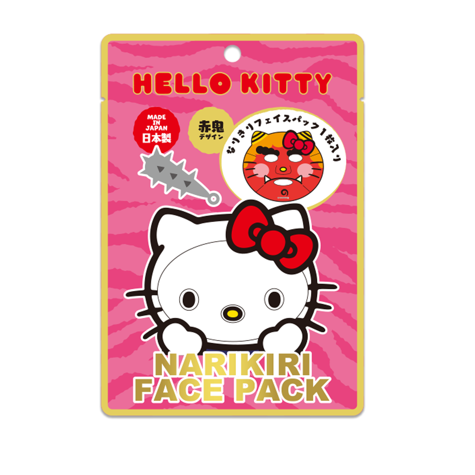 ハローキティ なりきりフェイスパック・赤鬼／あすなろ舎WEB SHOP