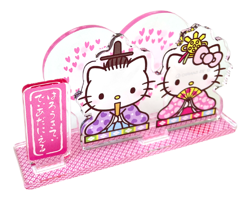 ハローキティ&ダニエル ひな祭りアクリルスタンド・フェイス