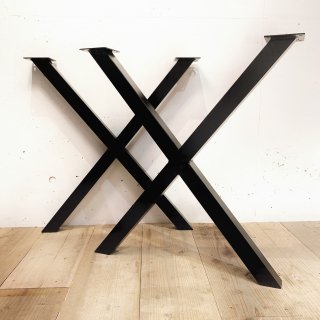 [Kanademono]X Tube - テーブル用　鉄脚　2本セット