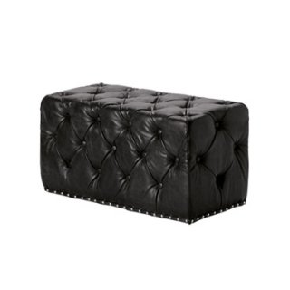 LORD DIGSBY SMALL OTTOMAN OLD GLOVE ESPRESSO
