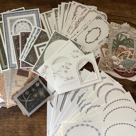 約1kg☆イギリスのアンティークペーパー　蚤の市　海外紙モノ　ヴィンテージ 約1kg☆イギリスのアンティークペーパーヴィンテージ蚤の市海外