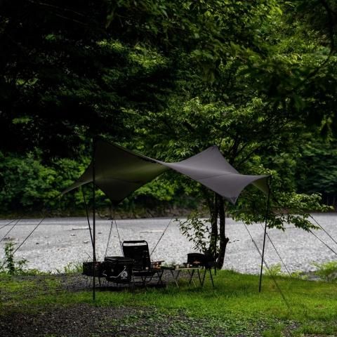 LOD PRODUCTS ヘキサグラムタープ ブラック 美品⭐︎緊急値下げ！ LOD PRODUCTS ヘキサグラムタープ ブラック 黒