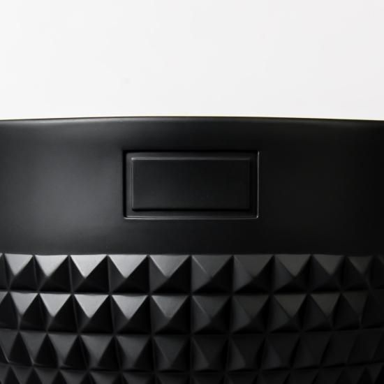 BOTANIZE】PLA POT BOWL STUDS “Black” Mサイズ | ガーデニング