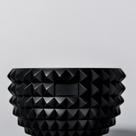 BOTANIZE】PLA POT BOWL ALL STUDS “Black” | W12cm × H7.3cm BOTANIZE】PLA POT BOWL ALL STUDS “Black” | W12cm × H7.3cm