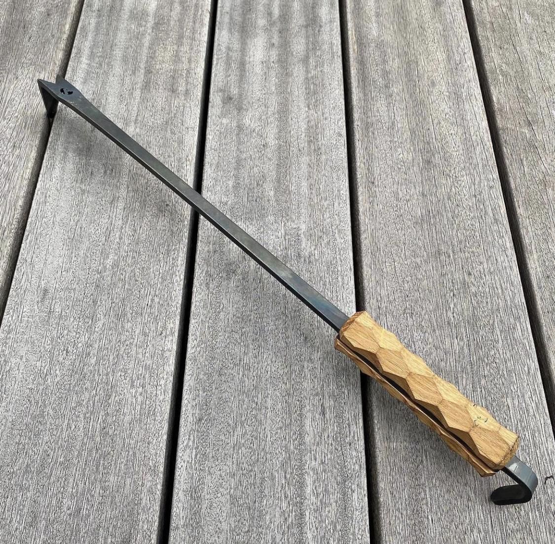 tsuru_s_asi | 折り紙の鶴をイメージしたasimocraftsの火かき棒 tsuru_s_asi | 折り紙の鶴をイメージしたasimocraftsの火かき棒