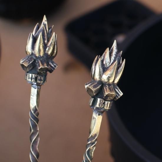 spiral spare (ソイル ステイック) BurnFreelyオリジナル『ソイル スティック』(根かき棒) | 真鍮製の