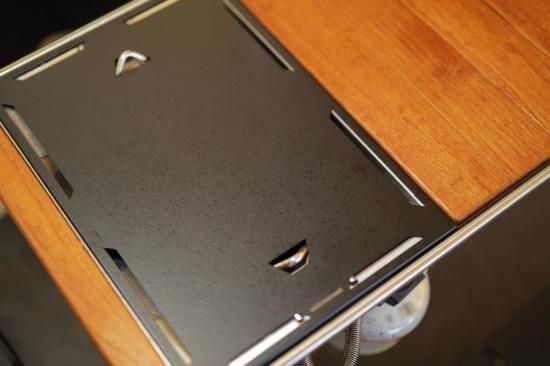 シェルコン50+ブリッジテーブル+フラットバーナー+ピーカーズトレー ピーカーズトレー | 簡易テーブル天板 - Outdoor Shop Burn Freely