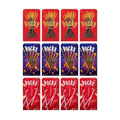 Amazon | おかしのマーチ グリコ ポッキー (3種類・計12個