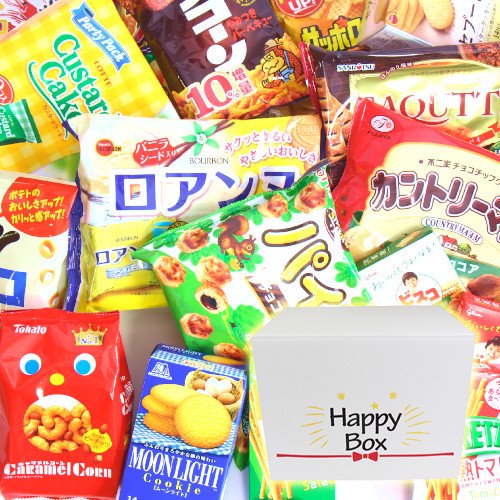 地域限定送料無料 ハッピーボックス お茶のお供 大袋 お菓子セット 15種 計15コ サービス品付き おかしのマーチ Omtma5494k 公式 おかしのマーチ 袋詰専門店