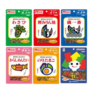 (全国送料無料)田中食品　タナカのふりかけ6種類入り おかしのマーチ メール便(omtmb6737)