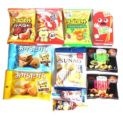 全国送料無料 お菓子 詰め合わせ 1800円ポッキリ カルビーとグリコのお菓子セットc 10種 計11コ メール便 Omtmb6868 ぽっきり 小袋 こども おかし スナック菓子 公式 おかしのマーチ 袋詰専門店