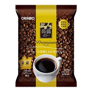 オリヒロ ぷるんと蒟蒻ゼリープレミアム コーヒー 120g(20g×6個) 24コ入り (4571157258423)