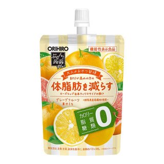 オリヒロ ぷるんと蒟蒻ゼリーPLUS グレープフルーツ味 130ｇ 48コ入り 2022/03/01発売 (4571157258935c)