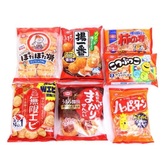 地域限定送料無料) お菓子 詰め合わせ 亀田製菓 おせんべい 7種