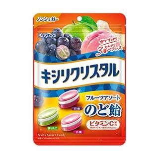 春日井製菓 キシリクリスタル フルーツアソートのど飴 67g(個装紙込み) 72コ入り 2025/09/01発売 (4901326130555c)