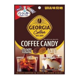 UHA味覚糖 ノンシュガージョージアコーヒーキャンディ 65g 6コ入り 2023/09/18発売 (4902750960640)
