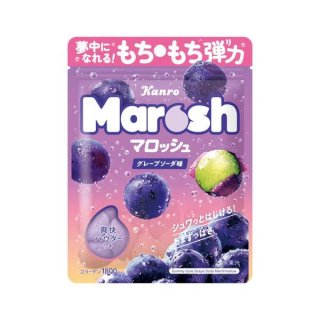 カンロ マロッシュ グレープソーダ味 50g 12コ入り 2024/02/05発売 (4901351020678x2)