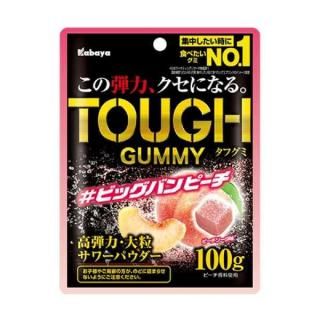 カバヤ タフグミ ビックバンピーチ 100g 72コ入り 2025/08/05発売 (4901550272229c)