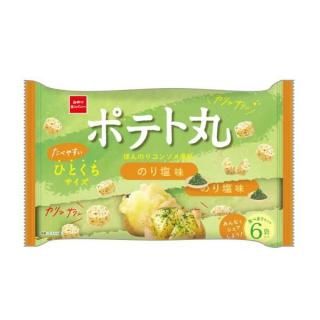 おやつカンパニー ポテト丸 ほんのりコンソメ風味のり塩味6袋入り 108g(18gx6) 15コ入り 2025/09/01発売 (4902775075800)