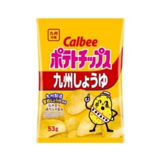 カルビー ポテトチップス 九州しょうゆ 53g 12コ入り 2025/09/01発売 (4901330539832)