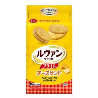 ヤマザキビスケット ルヴァンプライムチーズサンド 16枚(8枚×2パック) 12コ入り 2025/09/01発売 (4903015153524)