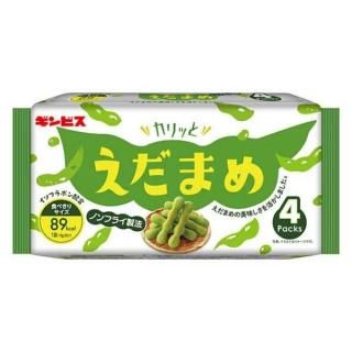 ギンビス カリッとえだまめ 4パック 72g 12コ入り 2025/09/08発売 (4901588107388)