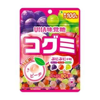 UHA味覚糖 コグミ フルーツアソート 80g 10コ入り 2025/09/15発売 (4902750641341)