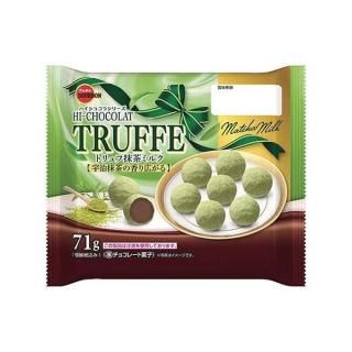 ブルボン トリュフ抹茶ミルク 71g(個装紙込み) 12コ入り 2025/09/16発売 (4901360364138)