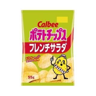 カルビー ポテトチップスフレンチサラダ 55g 12コ入り 2025/09/29発売 (4901330594572)