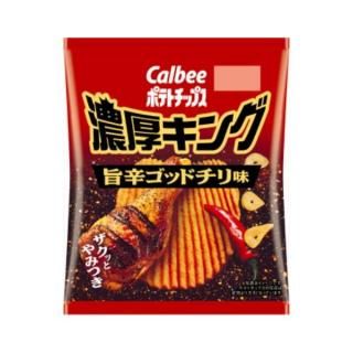 カルビー ポテトチップス濃厚キング旨辛ゴッドチリ味 52g 12コ入り 2025/09/29発売 (4901330594671)