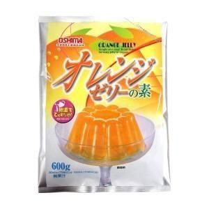 (地域限定送料無料) 業務用 大島 ゼリーの素 オレンジ 600g  ×6コ(756165000x6k)