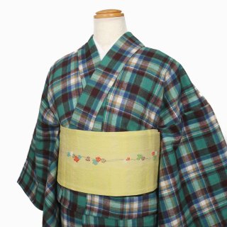 コットンネル着物「木漏れ日」 ～ひでや工房～ 