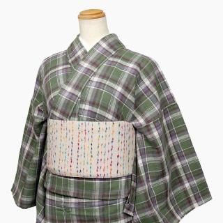 コットンネル着物 「北風のさんぽ道」 ～ひでや工房～ 