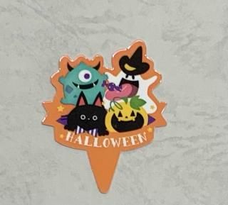 ケーキピック（ハロウィンファミリー)10枚入り　165円⇒82円