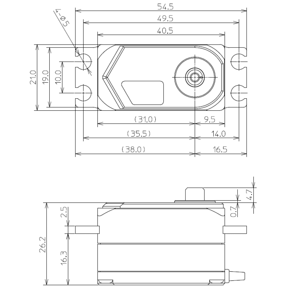 フタバ カー用サーボ S-C401 UR/SRモード対応1/10電動カー全般
