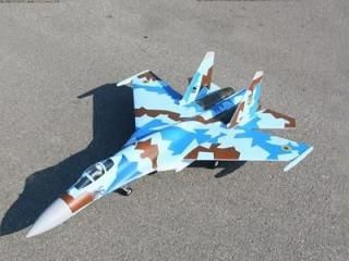 FLYFANS Su27 EPO Twin 64mm EDF Geometric Camouflage