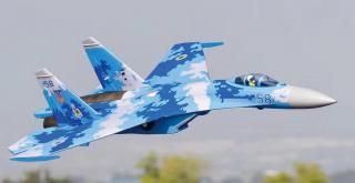 FLYFANS Su27 EPO Twin 64mm EDF Ukraine painting