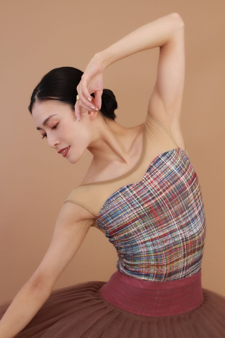 【Tweed】Sleeve & No sleeve design - Balletwear brand unoa