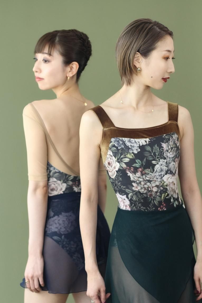 Rainy Garden】Pique design - Balletwear brand unoa Rainy Garden】Pique design - Balletwear brand unoa