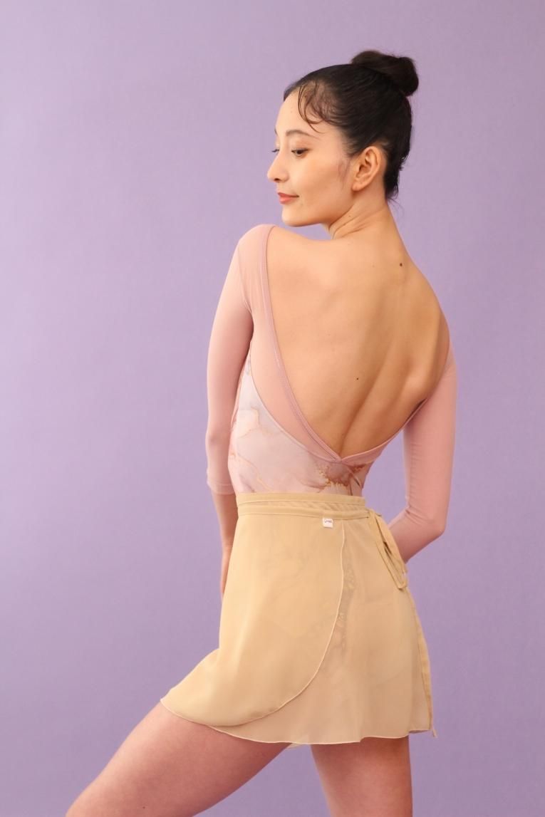 Marble stone】Sleeve design - Balletwear brand unoa Marble stone】Sleeve design - Balletwear brand unoa