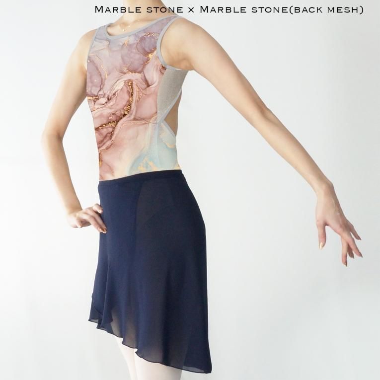 訳あり商品 Marble stone】No unoa brand Balletwear - design sleeve バレエ