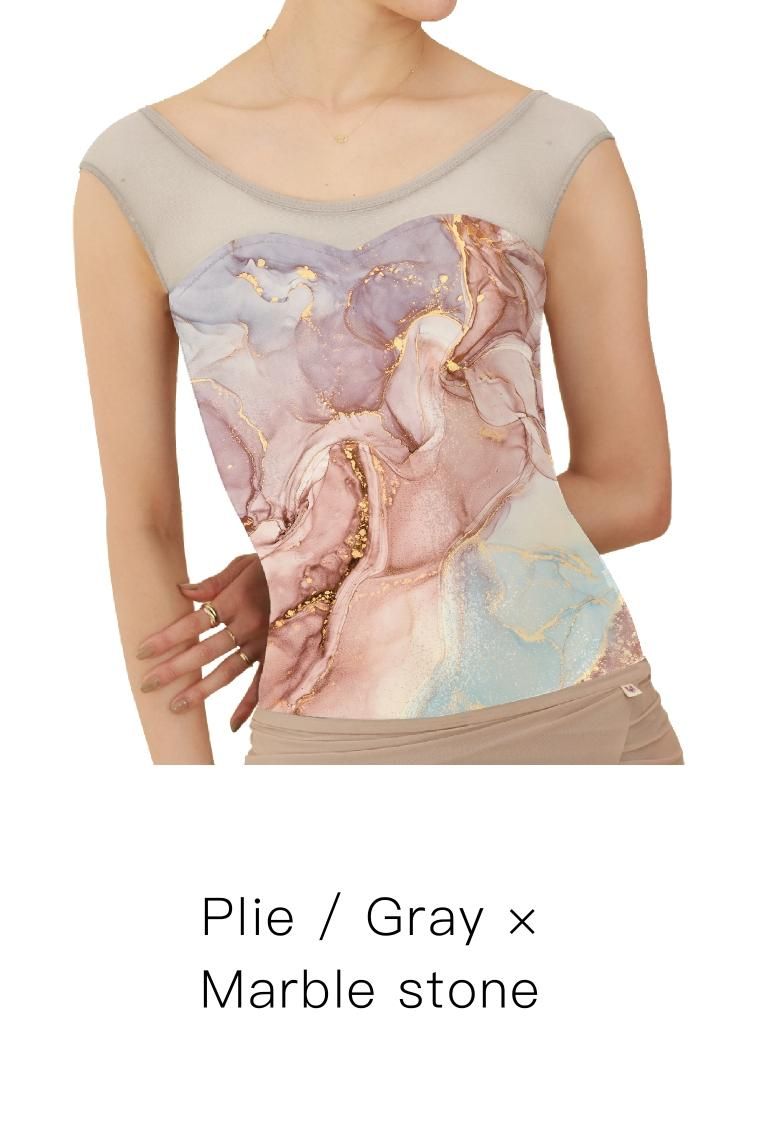 Purplish marble stone】Sleeve & No sleeve design