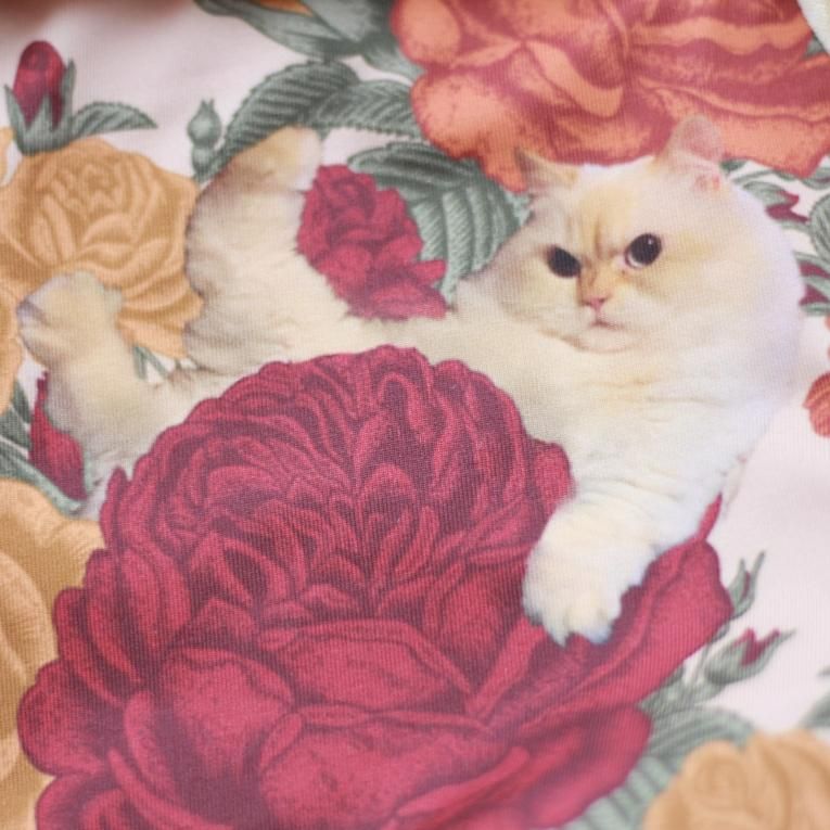 unoa【Peony cats】Pique design Mサイズ Peony cats】Pique design - Balletwear brand unoa