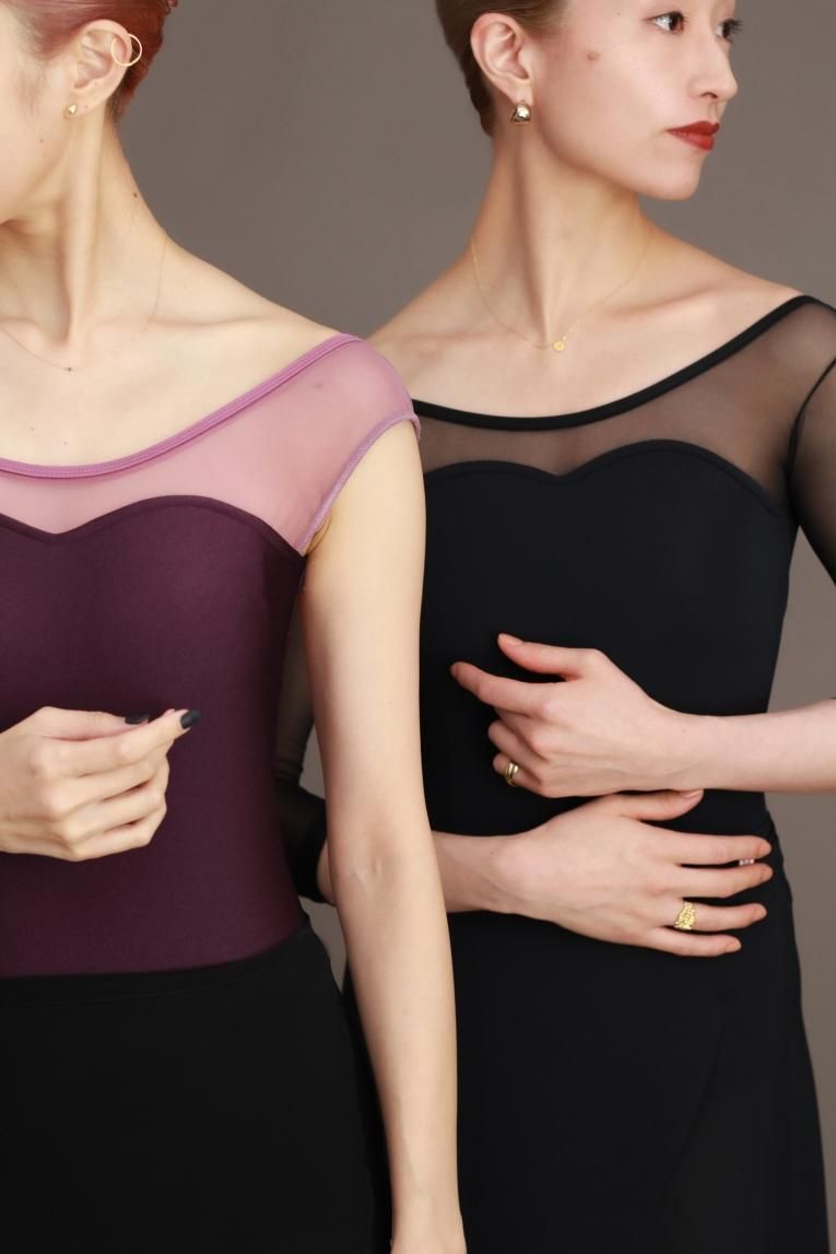 Budou】Sleeve & No sleeve design - Balletwear brand unoa Budou】Sleeve & No sleeve design - Balletwear brand unoa