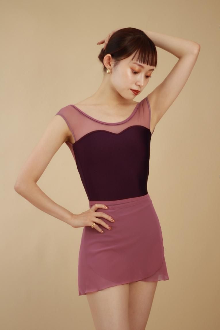 Budou】Sleeve & No sleeve design - Balletwear brand unoa Budou】Sleeve & No sleeve design - Balletwear brand unoa