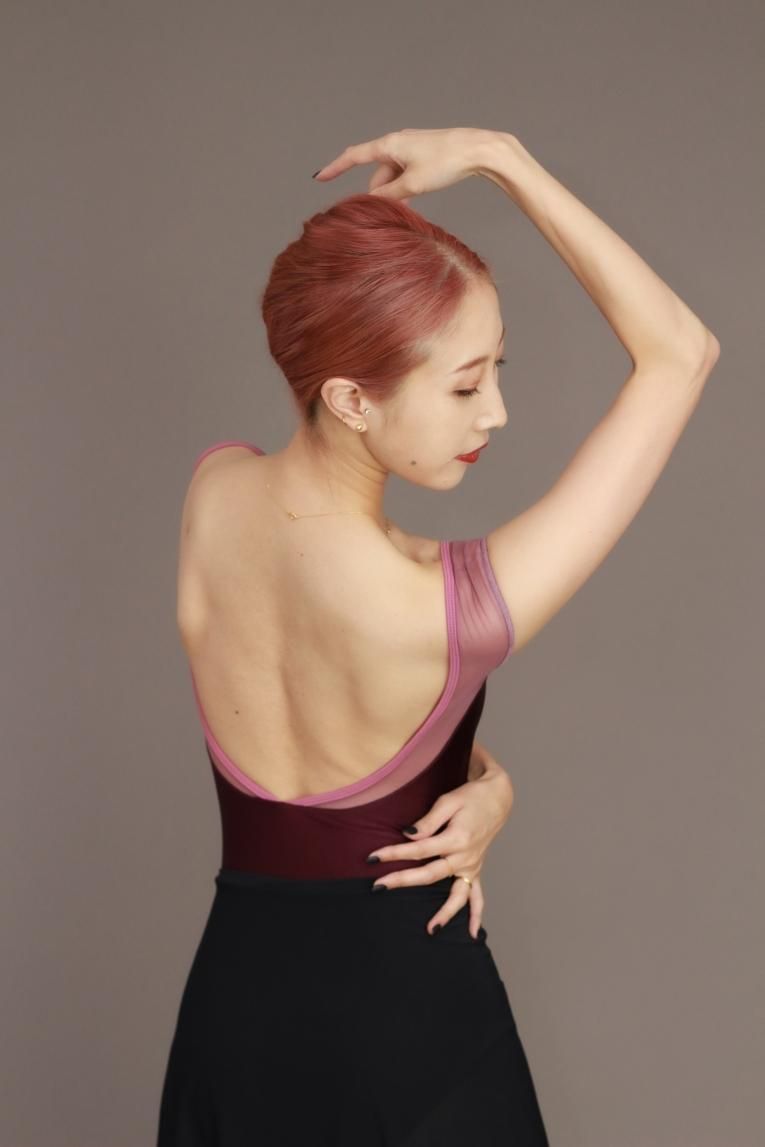 Budou】Sleeve & No sleeve design - Balletwear brand unoa Budou】Sleeve & No sleeve design - Balletwear brand unoa