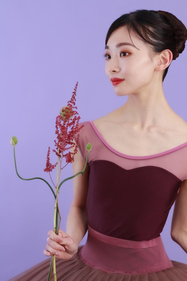 Budou】Sleeve & No sleeve design - Balletwear brand unoa Budou】Sleeve & No sleeve design - Balletwear brand unoa